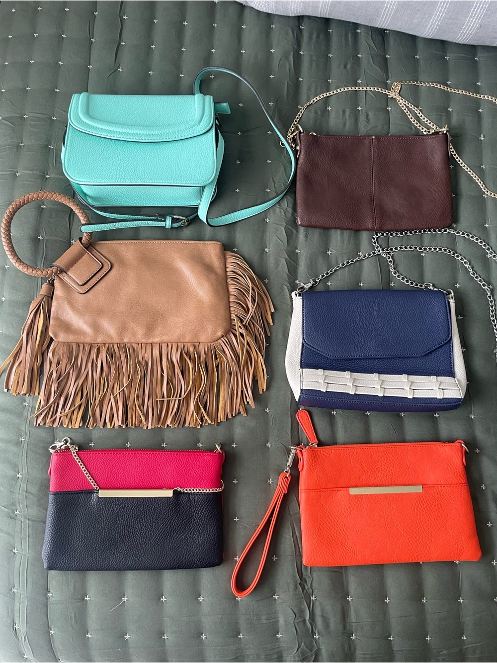 Charming Charlie 6 Shoulder Clutch Bundle!